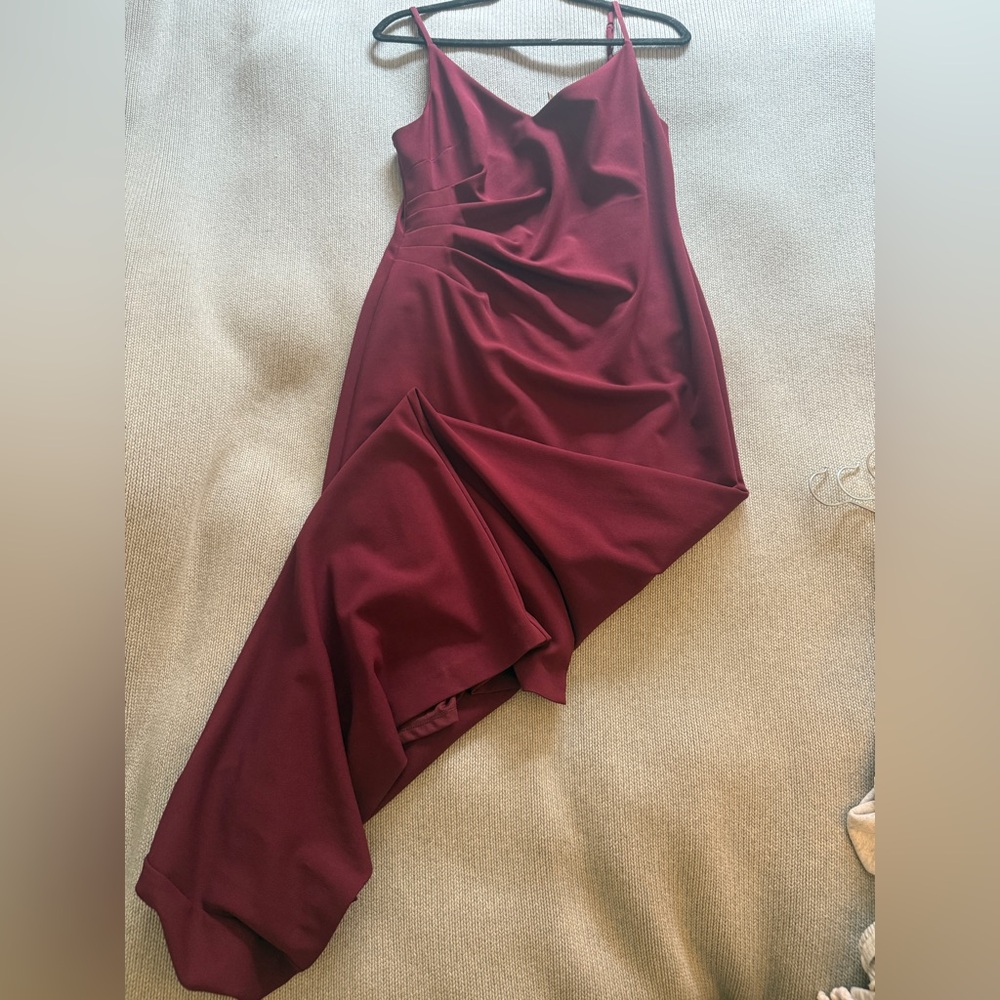 DB Studio Maxi Spaghetti Strap Dress Cabernet NWT